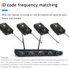 W IN-MIX UHF 4 Channel Wireless Microphone System with Cordless