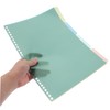 TEHAUX 6sets Binder Dividers Tabs for Notebooks Organizing School Subjects