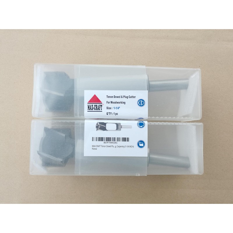 Wood Tenon Dowel Plug Cutter 1-1/4 Inch Tenon Cutter Plug