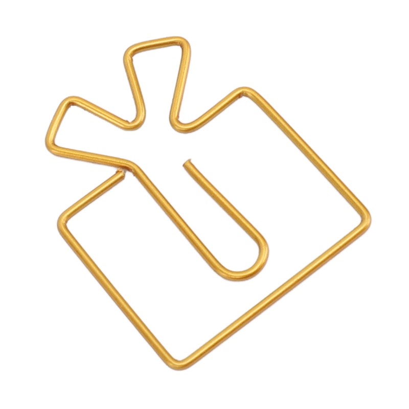 100PCS Funny Cute Paperclips Decorative Metal Small Journaling Paper Clamps