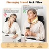 Neck Pillow with Heat and Massage, Rechargeable 3D Kneading Massage