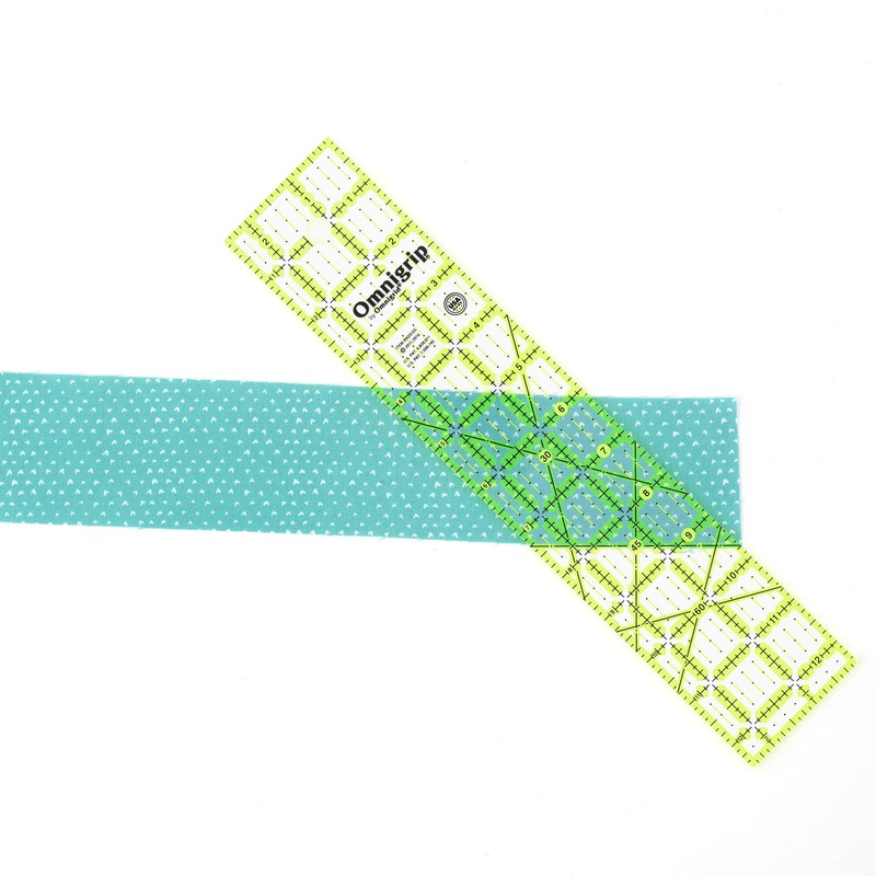 Dritz Omnigrip Non Slip Quilter's Ruler, 2-1/2 by 12-1/2-Inch