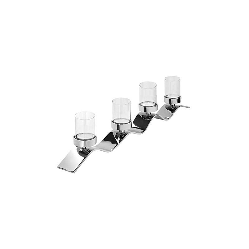 Fink EZ-WAVE/Teelichhalter,4-flam,vern./L.54 cm