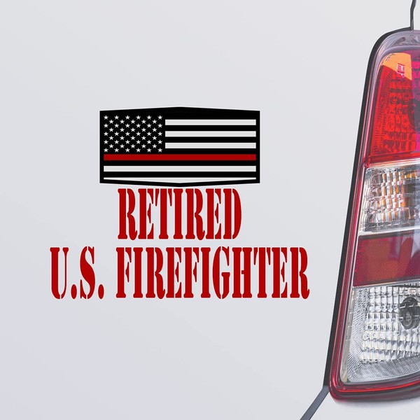 Custom Brother - Retired US Firefighter Firefighter Fireman Red Color