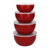 KitchenAid Plastic Prep Bowls for Kitchen Storage & Organisation, Set
