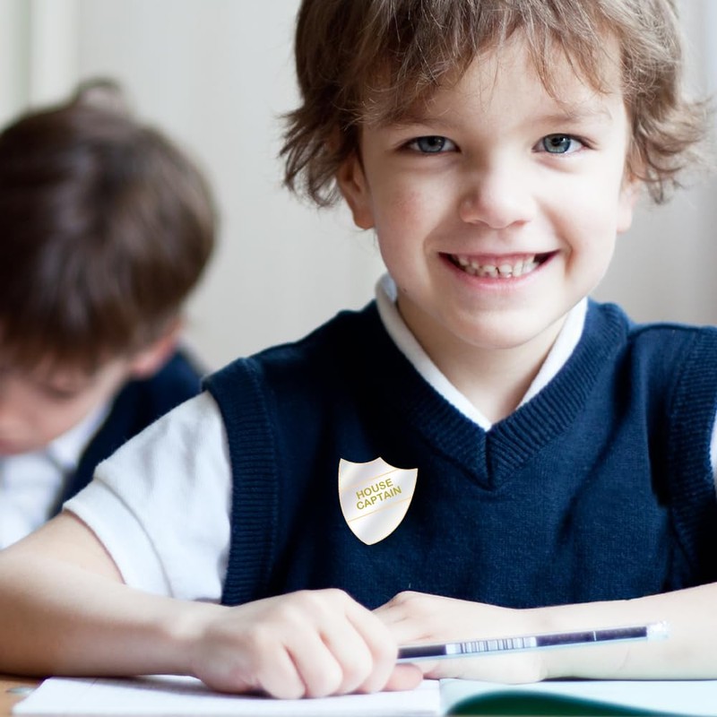 House Captain Enamel Badge (WHITE)