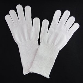 [Kendo Supplies] Instep Netted Gloves (Five Fingers) White