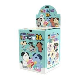 Pinkfoot Badugi Random Eraser Vol. 26 60 Pieces (Box) / 핑크풋 바둑이 랜덤 지우개 26탄 60개(박스)