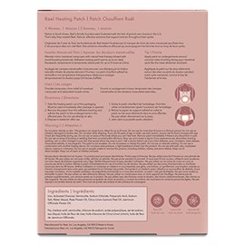 Rael Rael Heating Pad, Herbal Heating Patches - Period Heating Pads for Cramps, Heat Therapy, Ultra Thin Design, On The Go Size, for All Skin Types (15 Count)