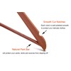 American Red Cedar Wooden Coat Suit Hangers, Wood Skirt Dress