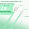 200pcs Foam Cleaning Swab Sticks,Dust-Free Cleaning Sponge Tip Swabs