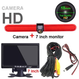 1280 x 720 pixels third roof top mount brake light camera brake light reversing camera IR light for T5 Multivan Caravelle high roof T6 with high roof from T5 camper Lupo 6x Seat Arosa + 7 inch reverse