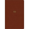 NBLA Biblia tematica de estudio, café símil piel (NBLA Thematic Study Bible, Brown LeatherTouch)