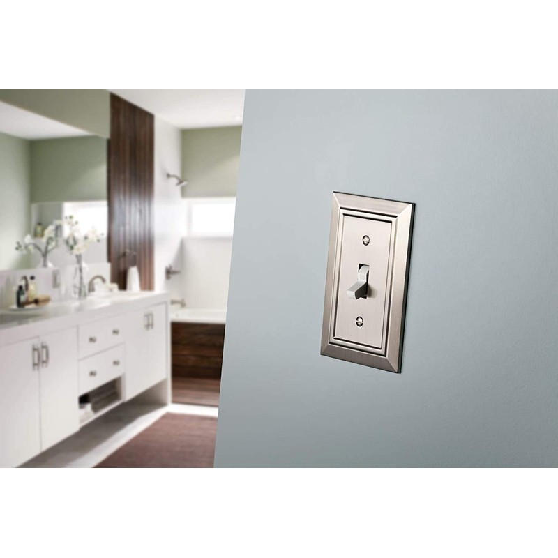 Franklin Brass W35217V-SN-C Classic Architecture Single Toggle Wall Switch Plate/Cover,