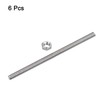 sourcing map 6 Pcs M6 x 250mm Fully Threaded Rod