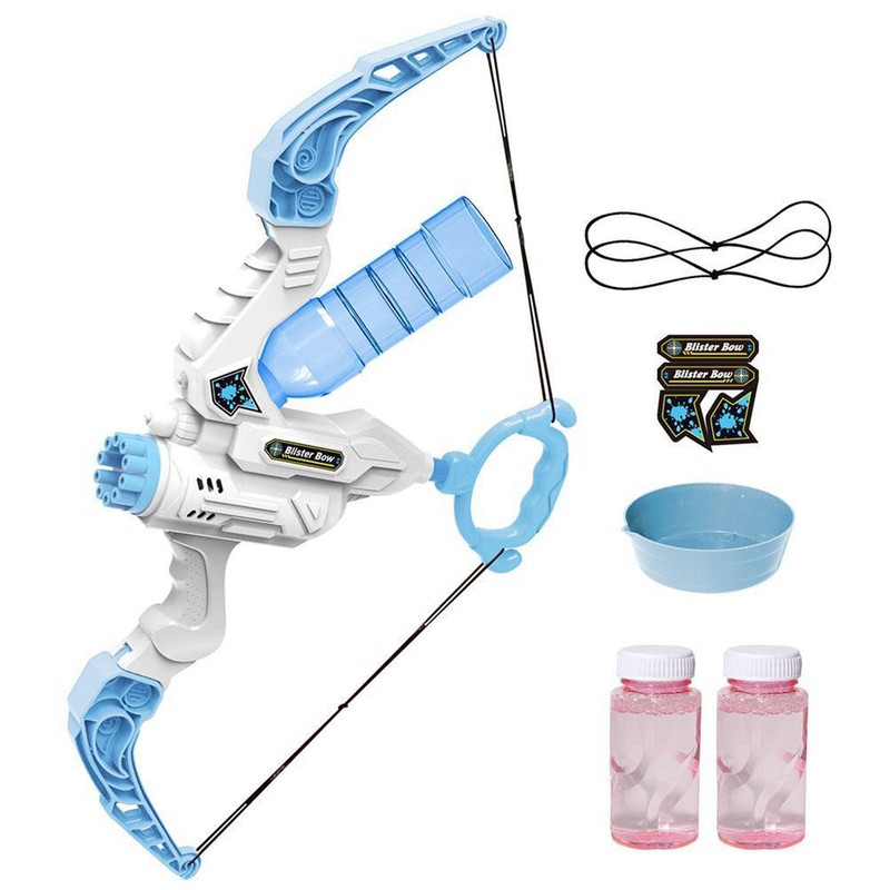 Kids Automatic Bubble Machine Bow and Arrow 2 in 1