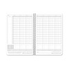 BookFactory Work Hours Log Book/Working Hours Tracking Journal/Plant Worker Tracking
