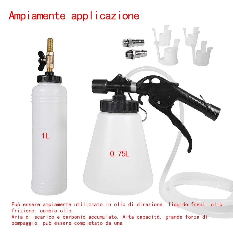 QUNNIE Compressed Air Device for Bleeding Brakes, Bleeding Compressed Air
