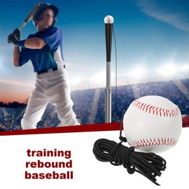 Practice Baseballs for Hitting | Softball Swing Trainer Practice Equipment,Softball Batting Aids System, Portable Bouncy String Balls for Kids Teens