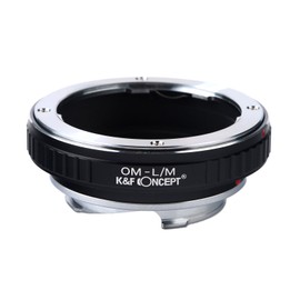 K&F Concept OM - L/M Lens Mount Adapter Ring for Olympus OM Mount Lens to Leica M Camera Adapter Rings Camera Accessories OM-L/M
