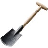 DeWit Perennial Spade with Short Handle, Lightweight & Durable Garden