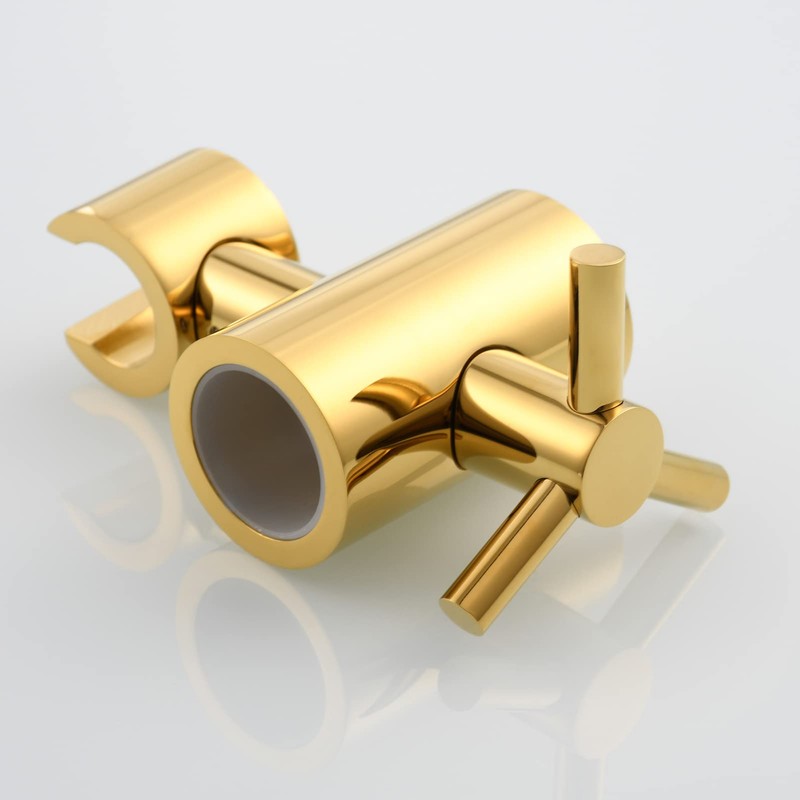 Tecmolog Adjustable Hand Held Shower Bracket Brass Shower Head Holder
