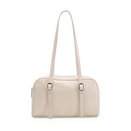 NICOLE & DORIS Damen Handtaschen Kleine Schultertaschen für Damen Modern Umhängetaschen Crossbody Bag PU Leder Frauen Tasche mit Verstellbar Schultergurt Beige