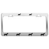 Product Express Donkey Animal Pictures Funny Chrome Steel License Plate