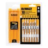 DeWalt Kit 10x Seguetas Hojas Sierra Caladora Dewalt Metal Madera