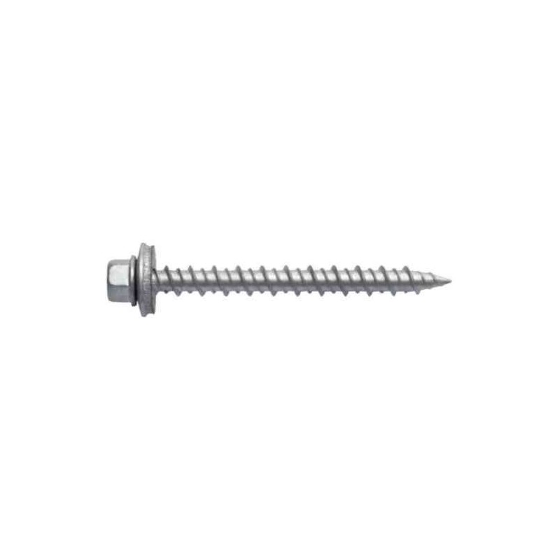 Woodtite 92523 Self Drilling Screw 2 in, Steel, Galvanized, 2"