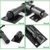 Litensh 200 Lockable Door Bolt Bolt with Padlock Hole, 304