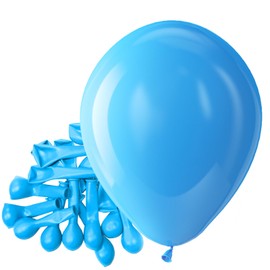 Bezente Blue Balloons Latex Party Balloons - 150 Pack 5 inch Matte Small Light Blue Helium Balloons for Birthday Wedding Baby Shower Gender Reveal Party Decorations