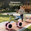WXXM Toddler Balance Bike - Light-Up Wheels, No Pedal, Anti-Tip