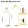 Heavy Duty Half Wedding Arch Stand Versatile Adjustable 5.6-7.6FT Hook