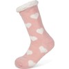 styleBREAKER Ladies ABS Teddy Lining Heart Pattern Stopper Socks ABS