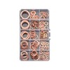 MACHSWON 178 PCS Red Copper Flat Washer Set M5-M24 Gasket