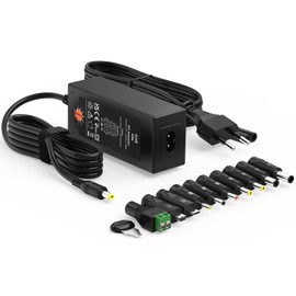 Zolt 45W Universal Power Supply AC to DC 5V 6V 7.5V 9V 12V 13.5V 15V 1A 2A 3A Switching Power Supply Multi-Voltage Charger with 10 DC Plugs for Speakers Tablet and More Household Electronics, 3000mA