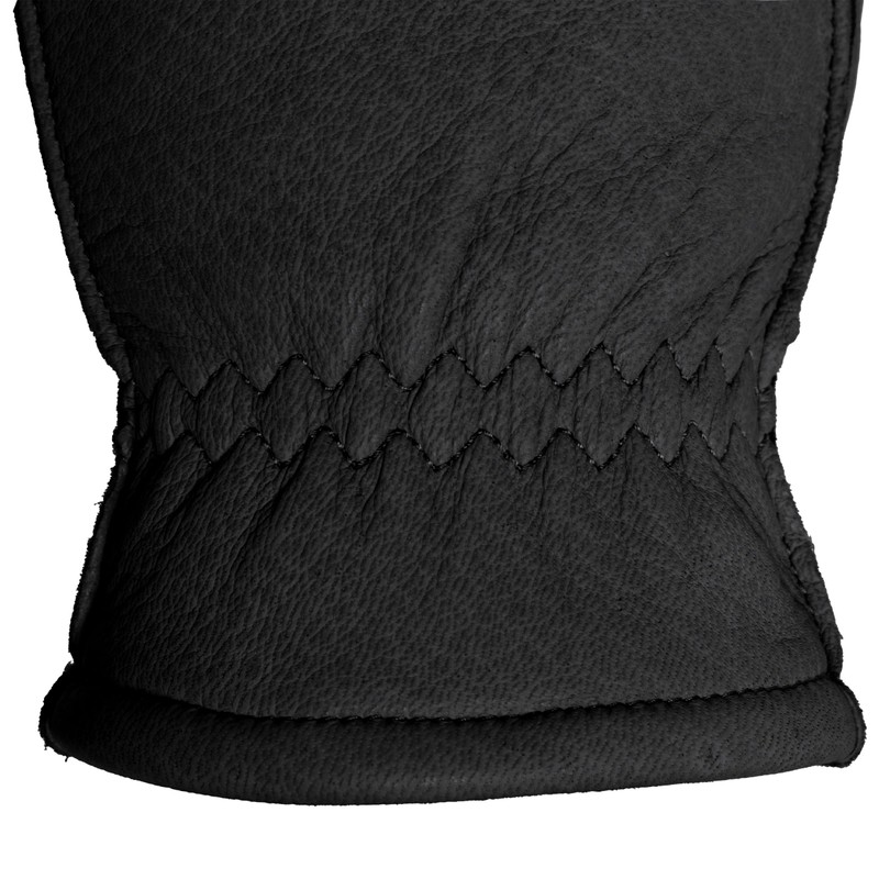 Pratt and Hart Snowfall Women’s Deerskin Leather Mittens with Finger