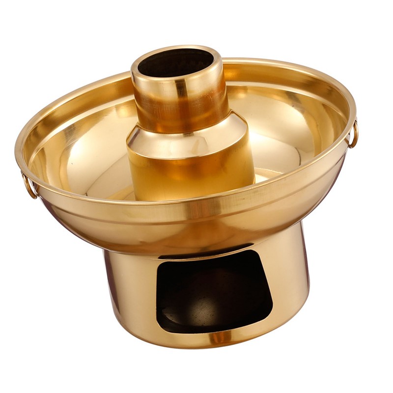 Stainless Steel Dry Ice Hot Pot Light Luxury Exquisite Milk