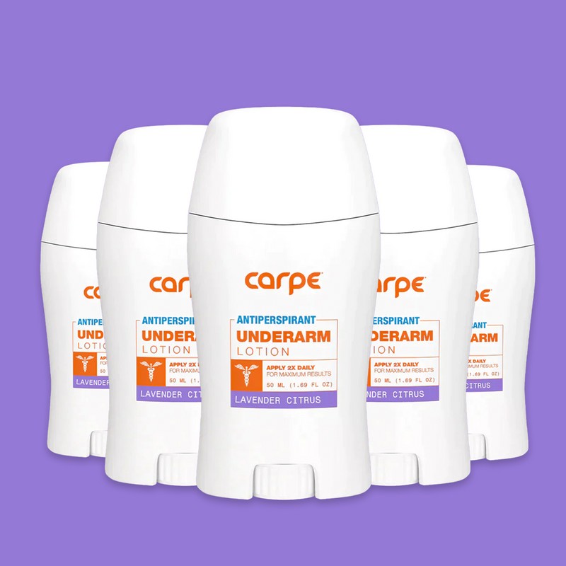Carpe Antiperspirant Underarm Stick 50ml - 5 Pack, Sandalwood