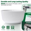 T4U 10 Inch Hanging Planters for Indoor Plants, 2 Pack