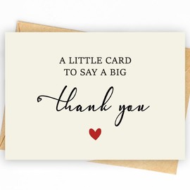 FACAICAI 25 Pack 350GSM Thank You Cards Envelopes, Baby Shower & Wedding Thank You Cards, Thank You Notes & Cards for Teacher, Graduation, Business, Holiday (Beige 25 4x5.6 inches)