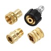 ENNSOO Pressure Washer Quick Connect Fittings, Washer Adapter Set, Set