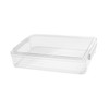 KiBcsLic Clear Storage Container Bin, Documents Magazines Paper Protector, Hobby