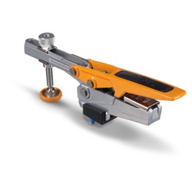 BORA Auto-Adjust Horizontal Dog Clamp with 191mm Spiral Aluminium Dog Peg - 360° Rotating Base, 140mm Clamping Height, 11-181kg Clamping Force, 250kg Load Capacity - Fits 19mm or 3/4" Holes