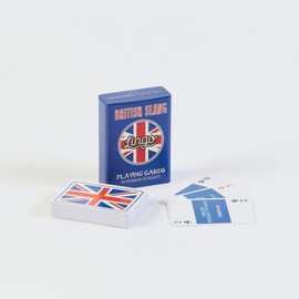 Lingo Slang Playing Cards in Tin Box | Travel Case Playing Cards | Language Learning Game Set | Fun Visual Flashcard Deck to Increase Vocabulary and Pronunciation Skills