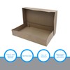 SSWBasics 19 x 2 x 3 inch Kraft Apparel Boxes
