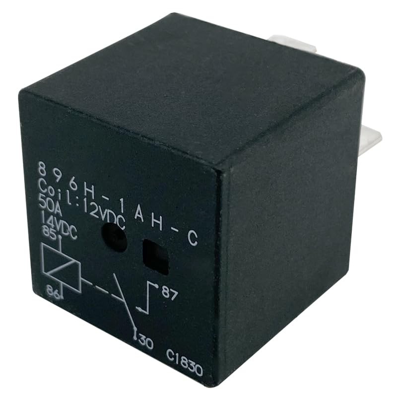 896H-1AH-C (2-Pack) 12VDC 50A 4-Pin SPST High Current Automotive Relay