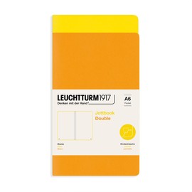 LEUCHTTURM1917 368192 Jottbook (A6) 59 Numbered Pages Blank Lemon and Rising Sun Twin Pack