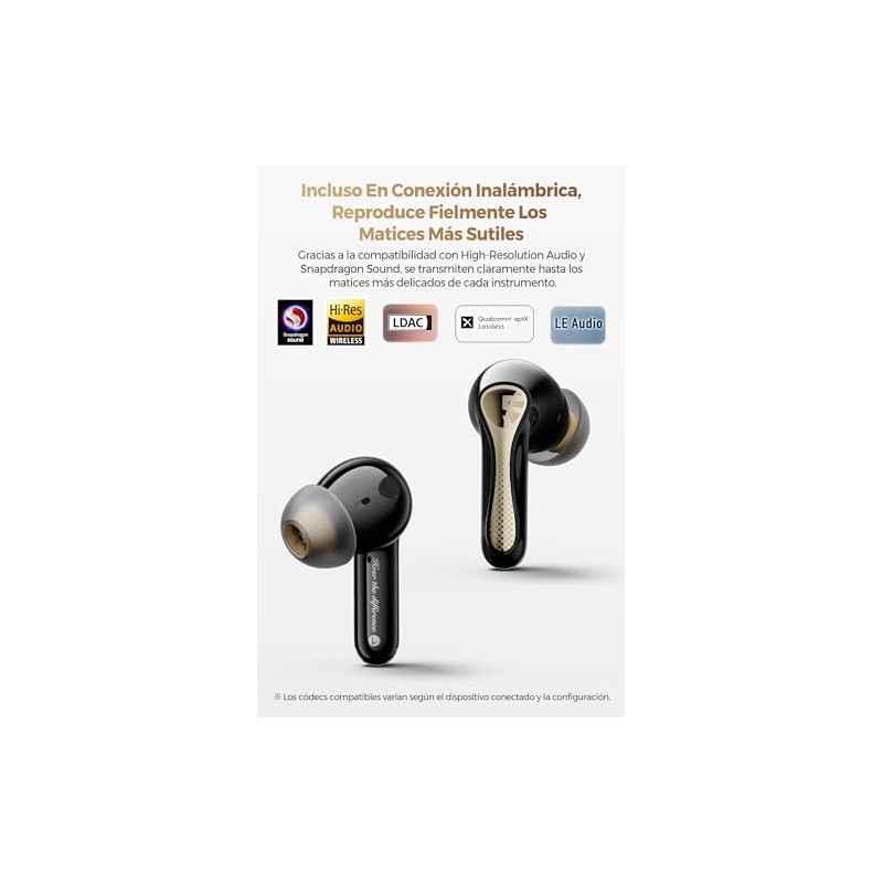 SoundPEATS Air5 Pro+ Audífonos Inalámbricos In-Ear HiFi, Tecnología xMEMS